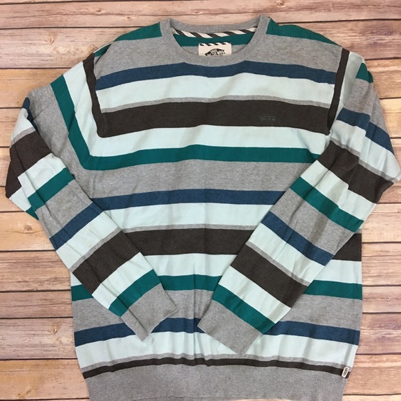 Vans Other - Vans Mens XL Striped Pullover Sweater Multicolor